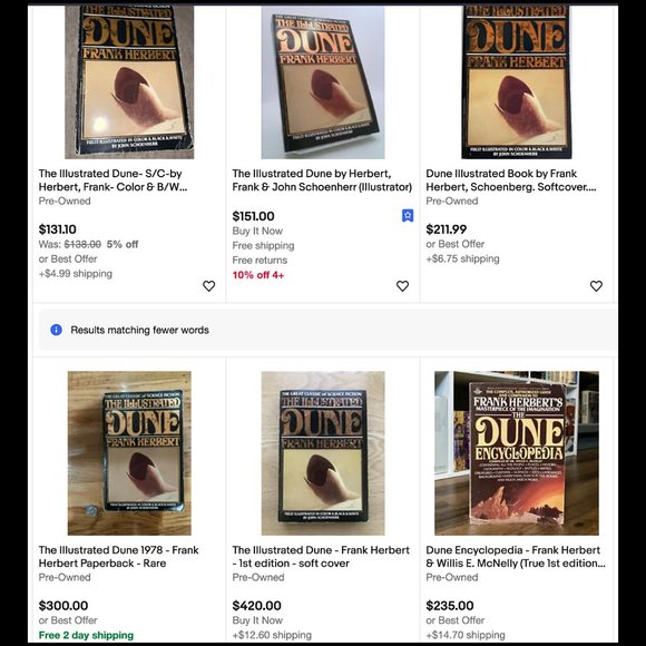 RARE BOOK: The Illustrated Dune by Frank Herbert, 1978 paperback ed, (F-G cond.) - Picture 15 of 16